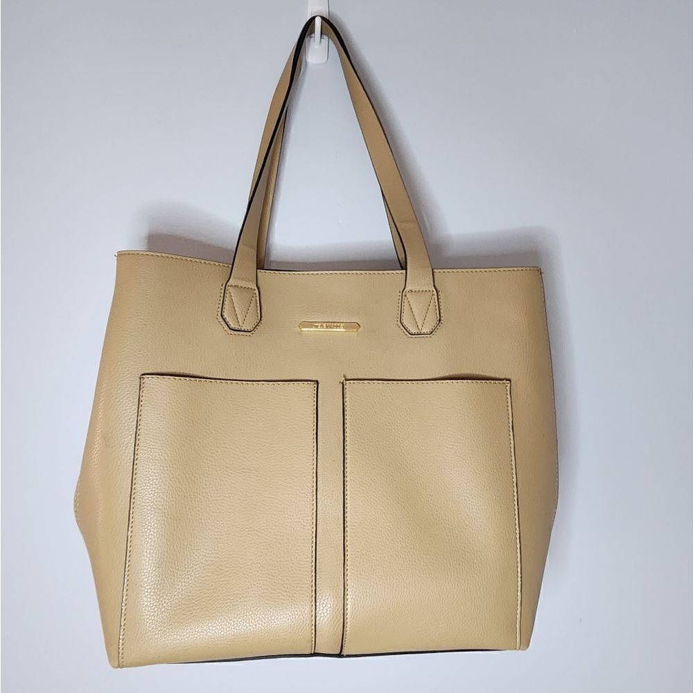 Steve Madden camel color large tote purse bag